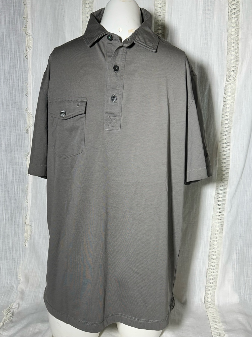 Linksoul Men's Short-Sleeve Polo in Slate Gray
